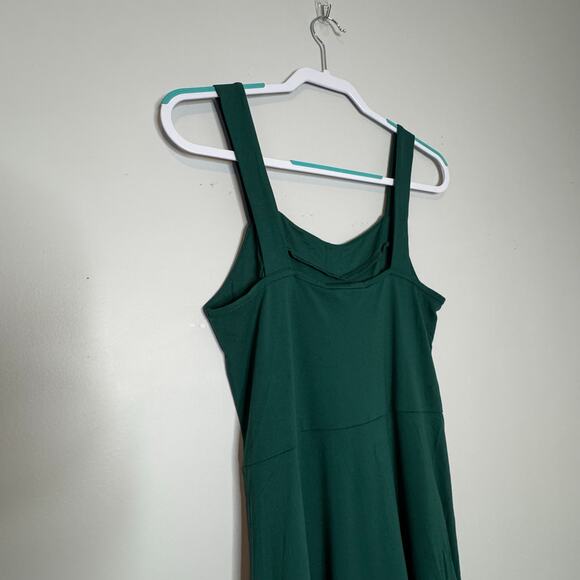 41 Hawthorn Sleeveless Green Fit & Flare V-Neck Dress Rayon Blend Women’s MP NWT - Picture 6 of 7